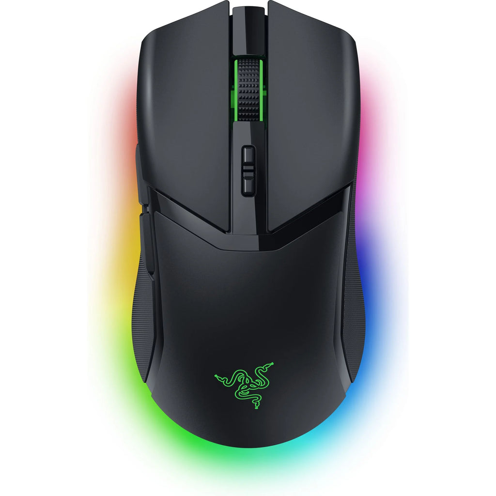 Cobra Pro Lightweight Wireless Gaming Mouse for PC with Chroma RGB Lighting and Customizable Controls, 77g, Black