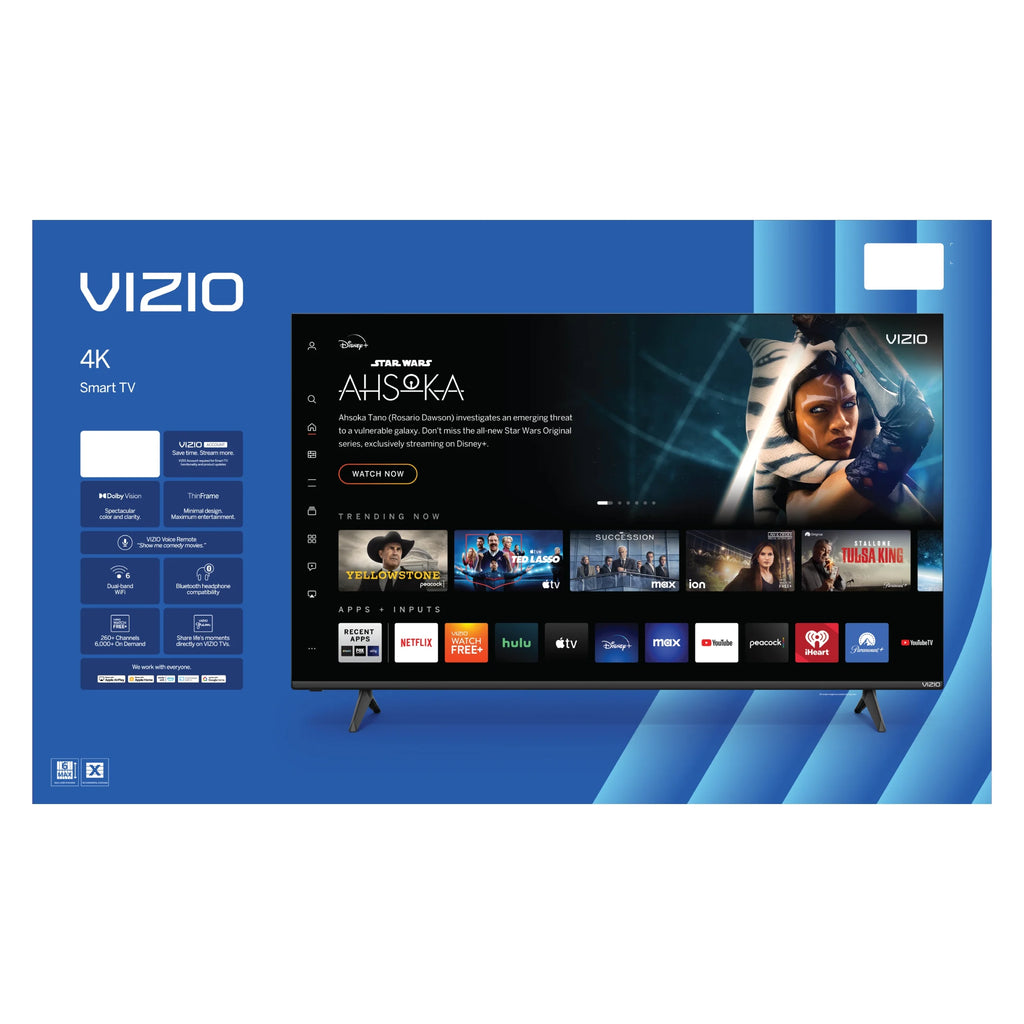 75-Inch 4K UHD LED HDR Smart Television (Model V4K75M-08)